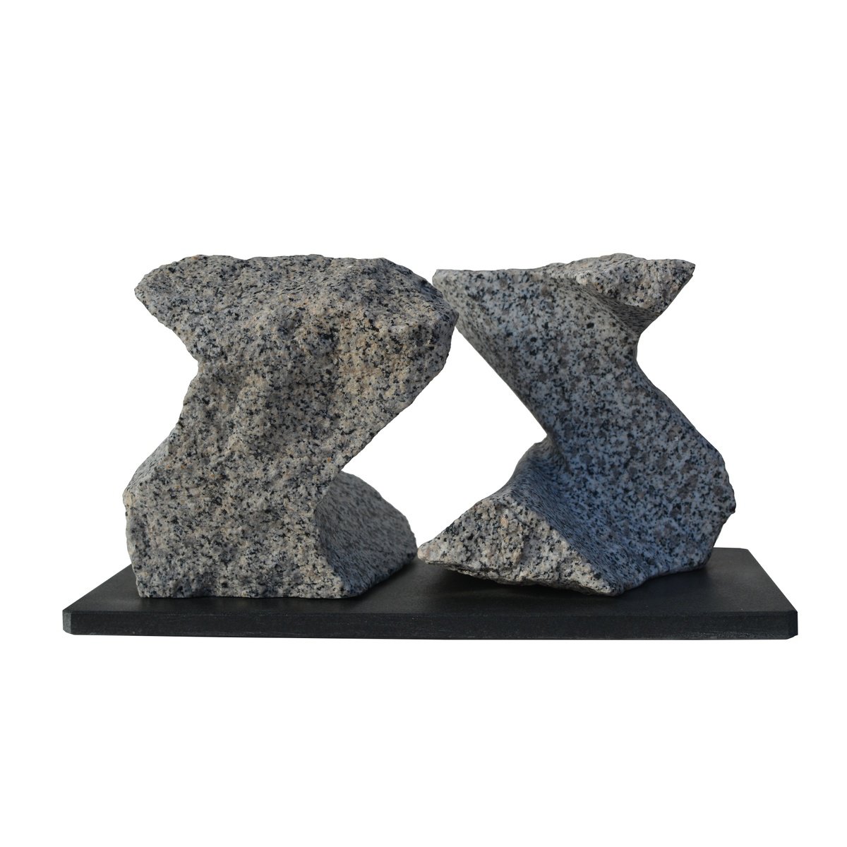 Abstract Stone Sculpture By Ognyan Chitakov, 12 X 6", "Helter Skelter", Original Artwork