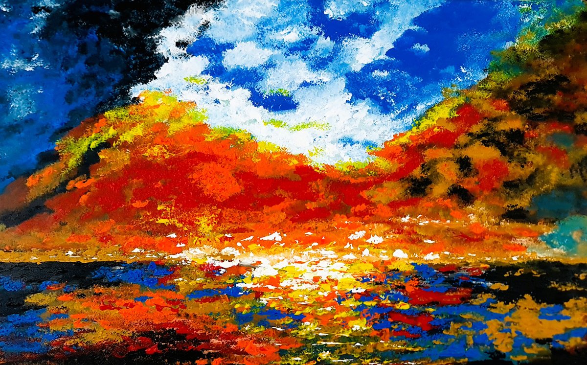  Abstract Landscape 1 By Daniel Urbani?k, 31 X 20, Artwork For Sale On Artfinder