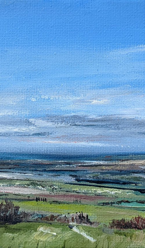 Miniature Coombe Hill Landscape #2 by Jo Earl