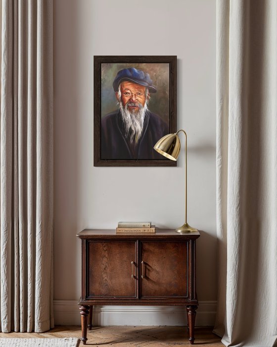 Old man with hat