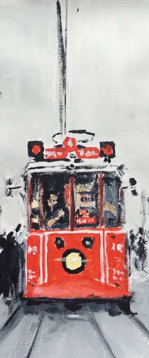 Portrait of a Tram by Dominique Dève