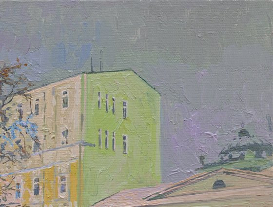 Lubyansky Proyezd at night