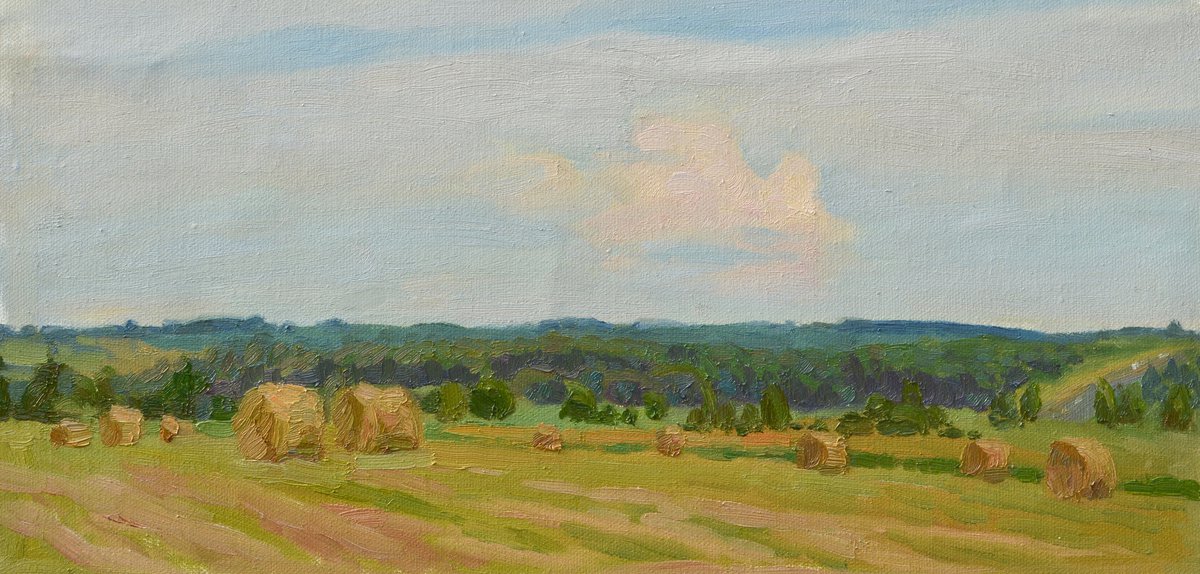 haystacks by Yulia Pleshkova