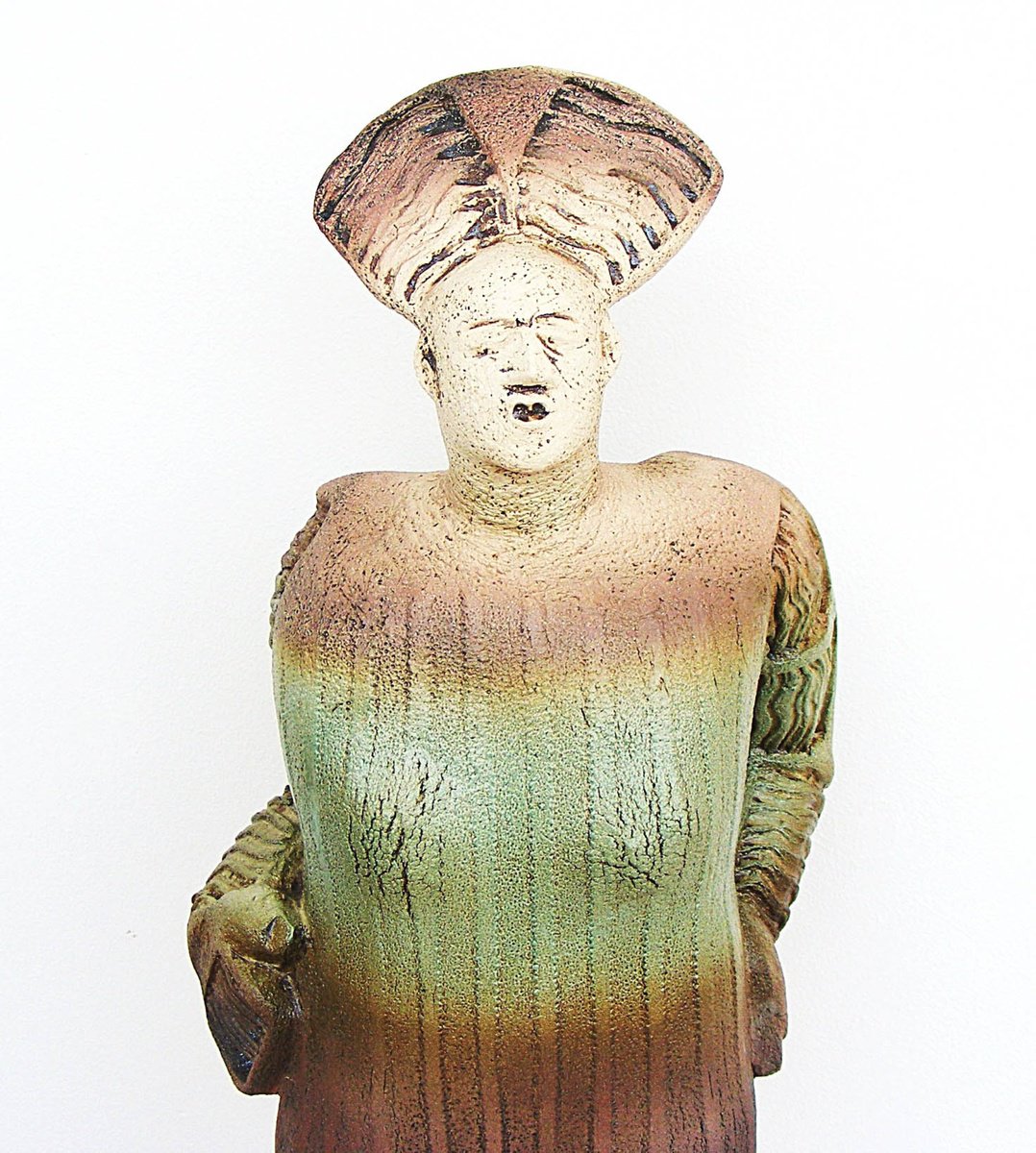 Ceramic Sculpture  -  Calypso, a beautiful nymph in Homer’s Odyssey by Dick Martin