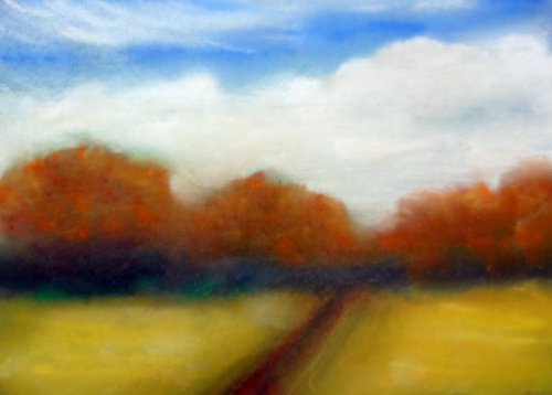 Autumn Fields by katy hawk