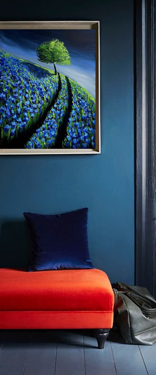 Blue flowers by Danijela Dan