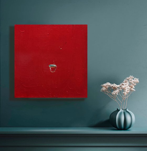 "Still life with a small cup"