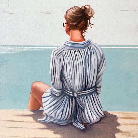 The girl on the pier
