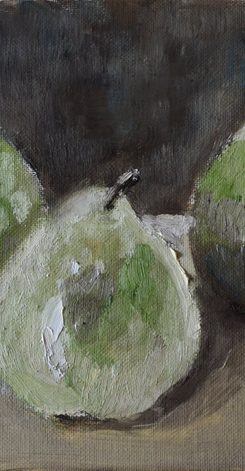 Spanish pears - Sketch by Elena Zapassky