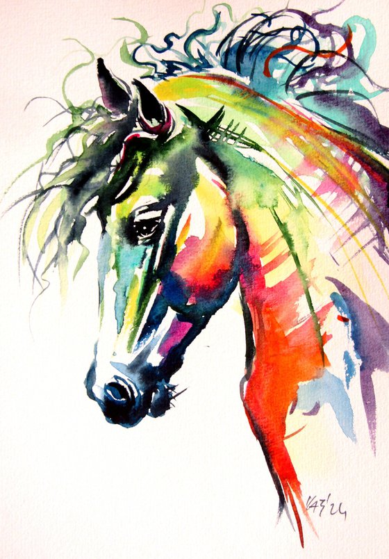 Colorful animals collection