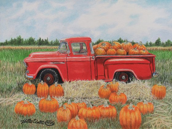 Truck Load of Pumpkins