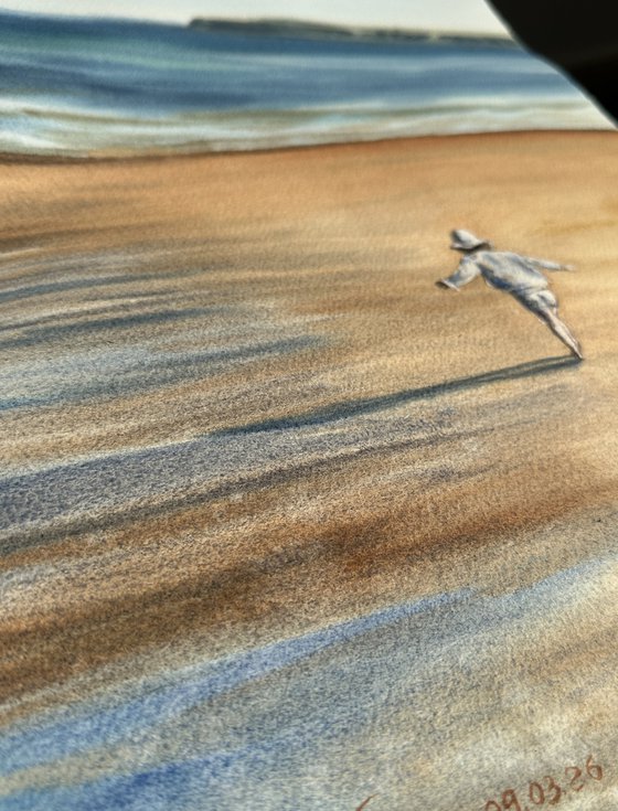 Little Steps by the Ocean