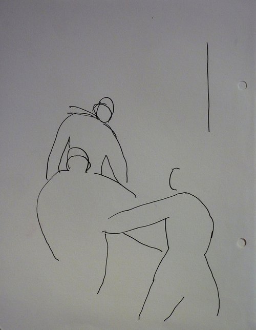 The Minimalist Sketch 4, 22x17 cm - AF exclusive + FREE shipping by Frederic Belaubre