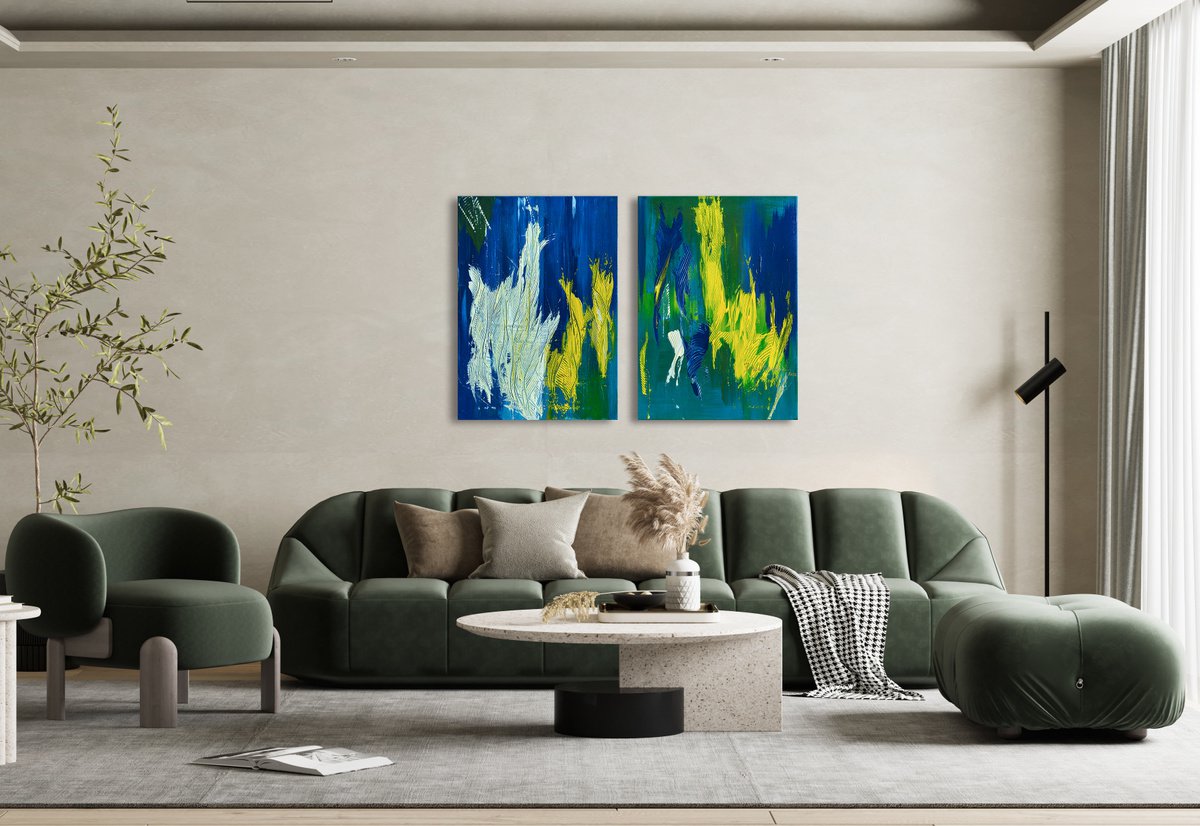  Summer Roundup By Cornelia Petrea, 39 X 28, Artwork For Sale On Artfinder
