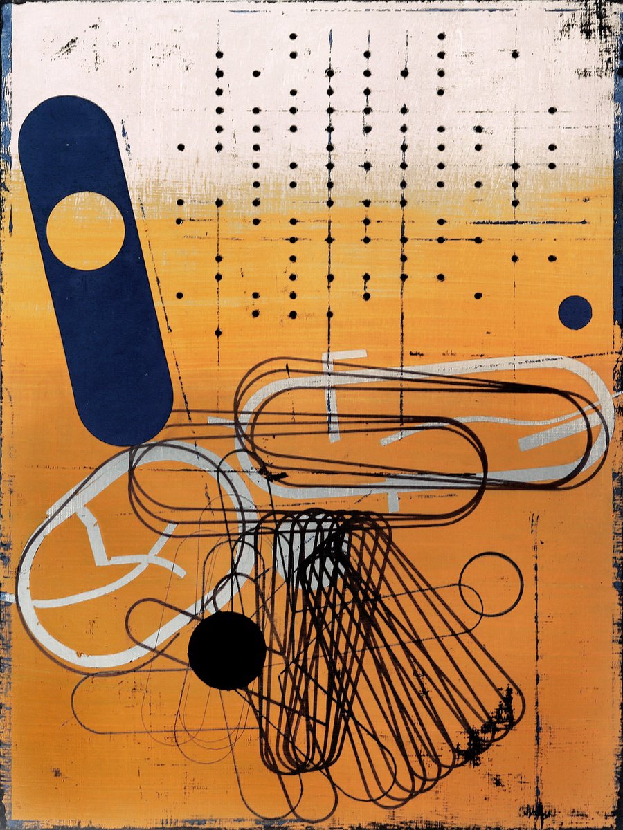 Expressive Painting , Entropy Zone 34. By Petr Strnad, 12 X 16, Artwork For Sale On Artfinder