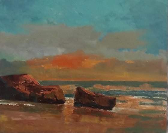 The Orchestration seascape oil painting