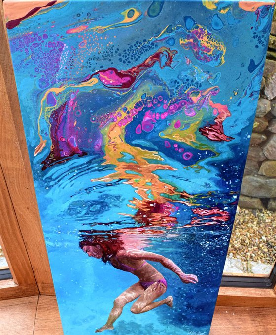 Underwater Painting - Chasing Rainbows II