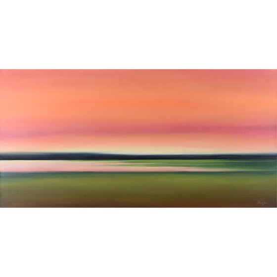 Evenings Embrace - Colorful Abstract Landscape