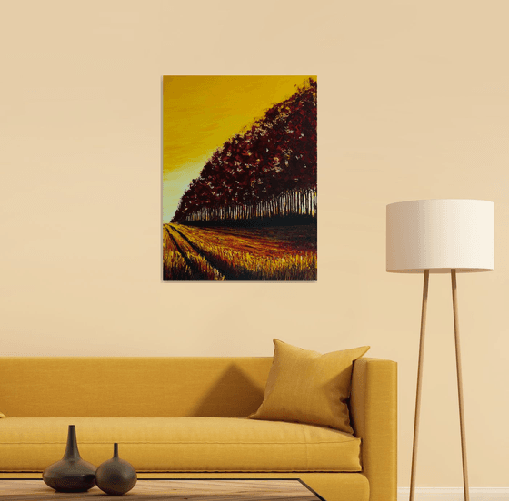 Golden Sunrise-  Fields and Colors Series