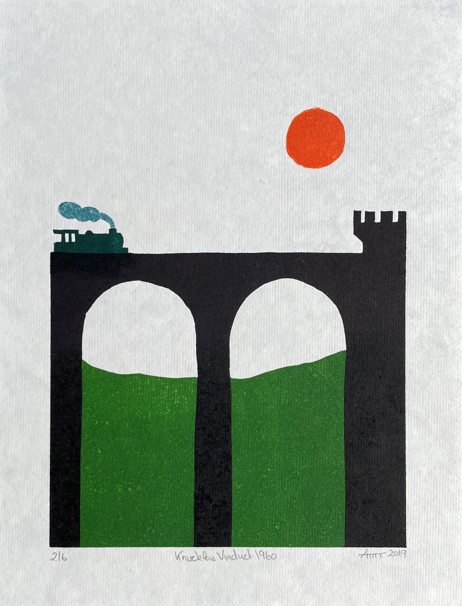 Knucklas Viaduct 1960 by Paul Rickard
