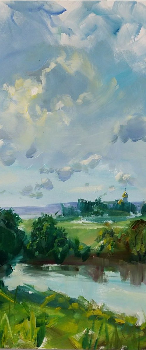 Russian landscape by HELINDA (Olga Müller)