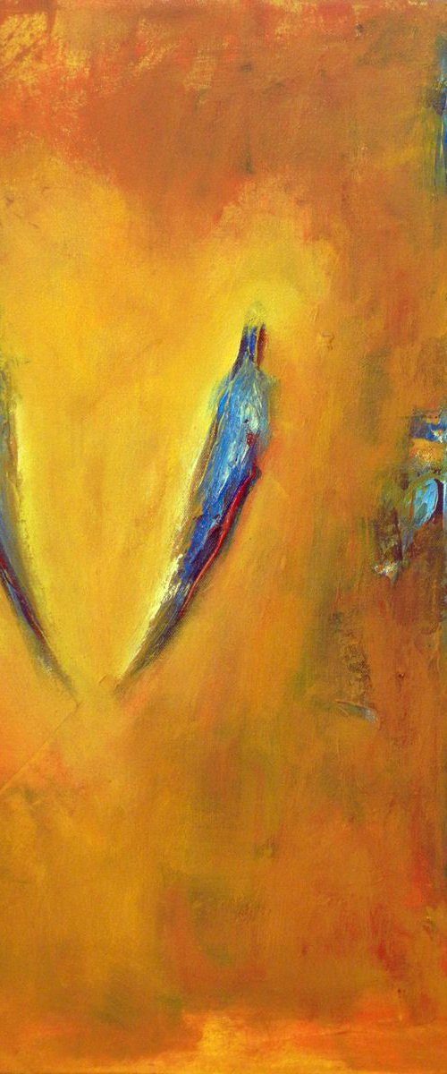 Soulmates Yellow 24x18 by BenWill