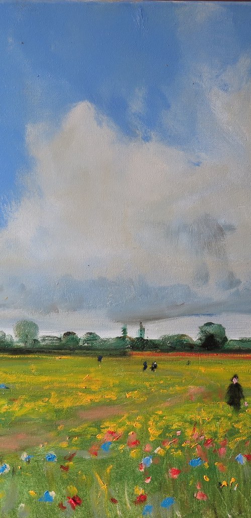 Meadow near York by Malcolm Ludvigsen