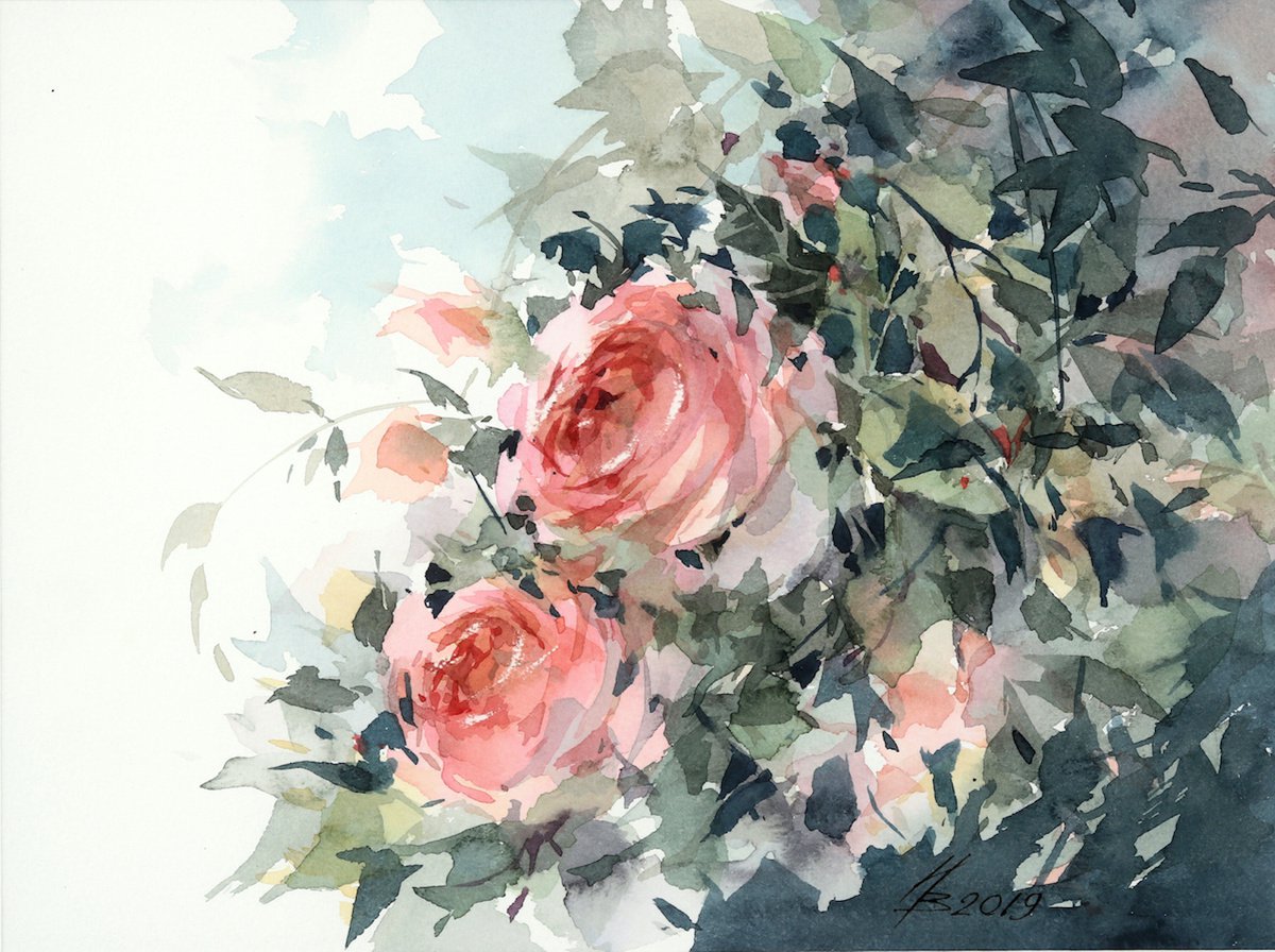 Roses by Inna Petrashkevich