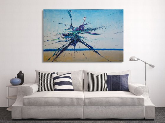 Artist's Beach IV (Spirits Of Skies 096131) (120 x 80 cm) XXL (48 x 32 inches)