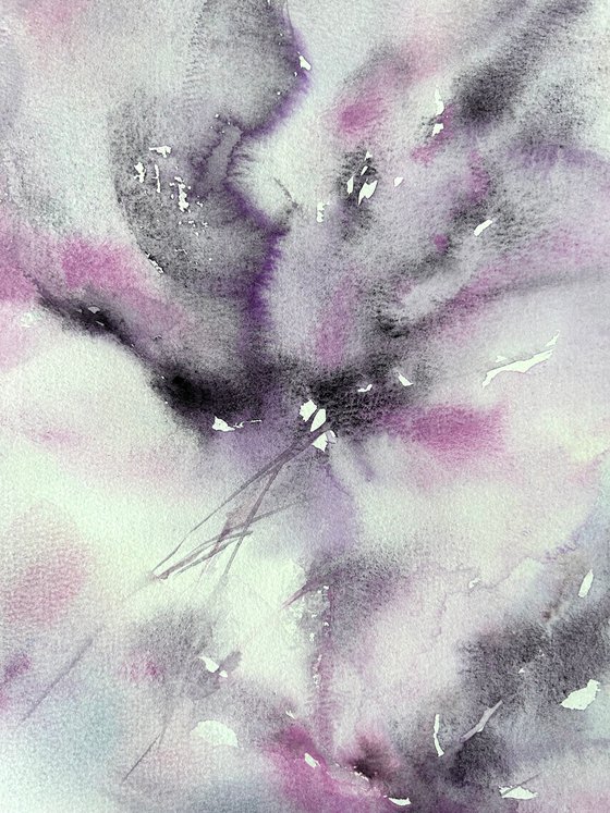 Abstract flower in pink colors