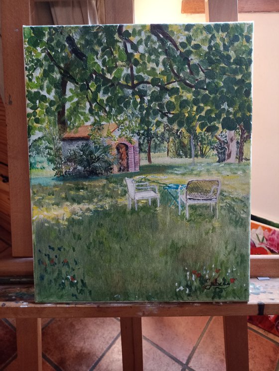 Garden in the country side