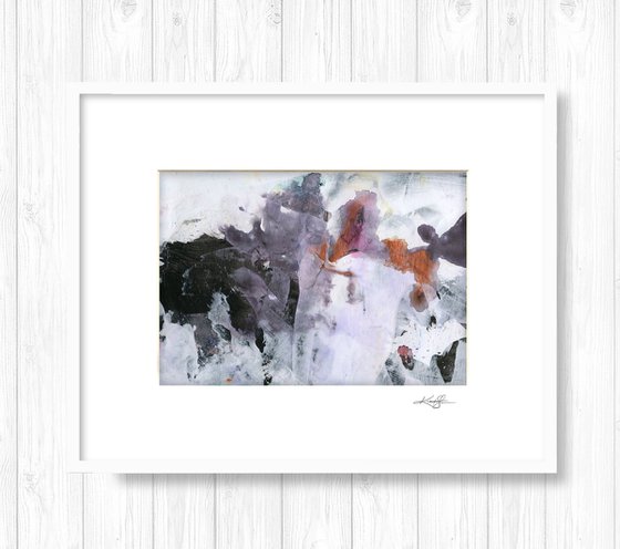 A Divine Dream Collection 2 - 3 Abstract Paintings in mats by Kathy Morton Stanion