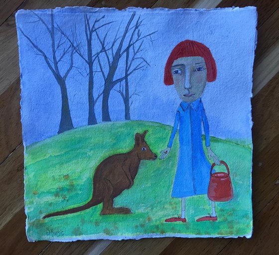 The Girl and the Wallaby