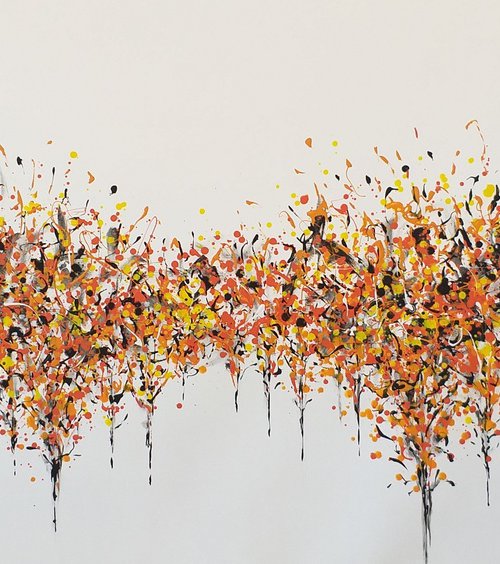 Trees at sunset 3 by M.Y. by Max Yaskin