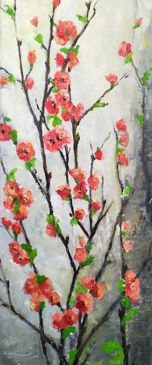 Flowering branches by Maria Karalyos