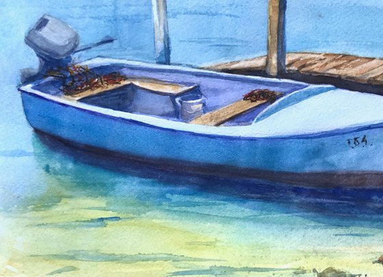 The Blue boat