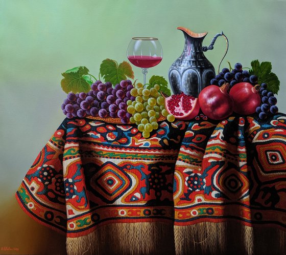 Still Life with Armenian Carpet