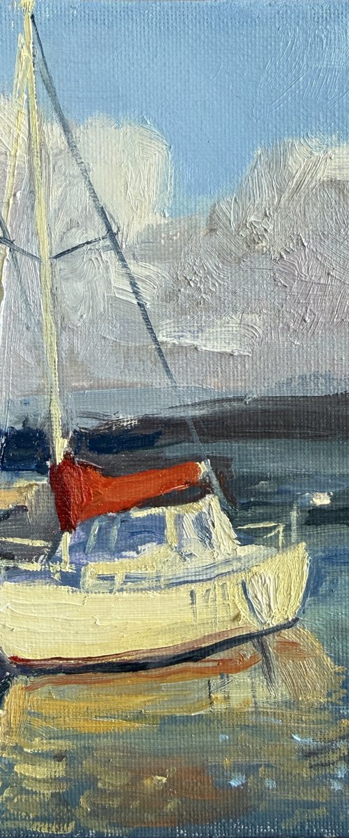 Red sail by Kate Sosonna