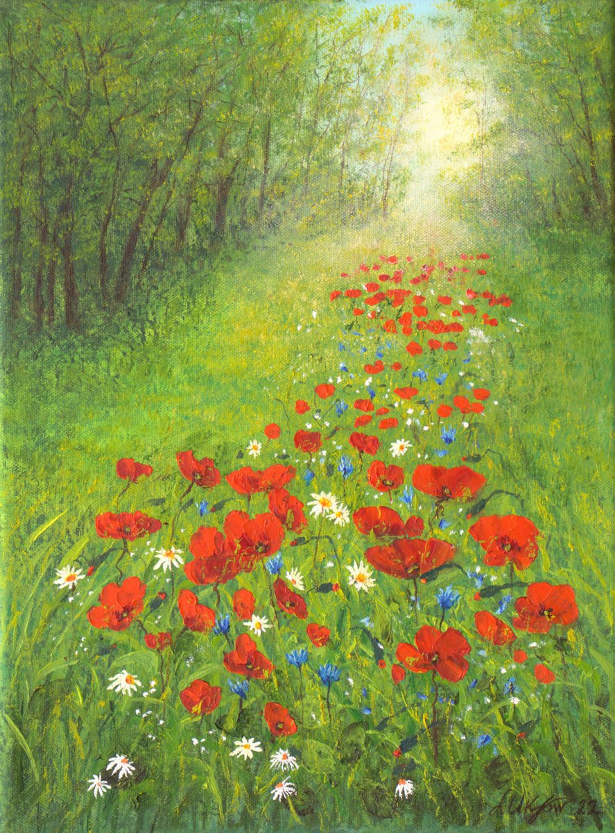Wildflower meadow by Ludmilla Ukrow