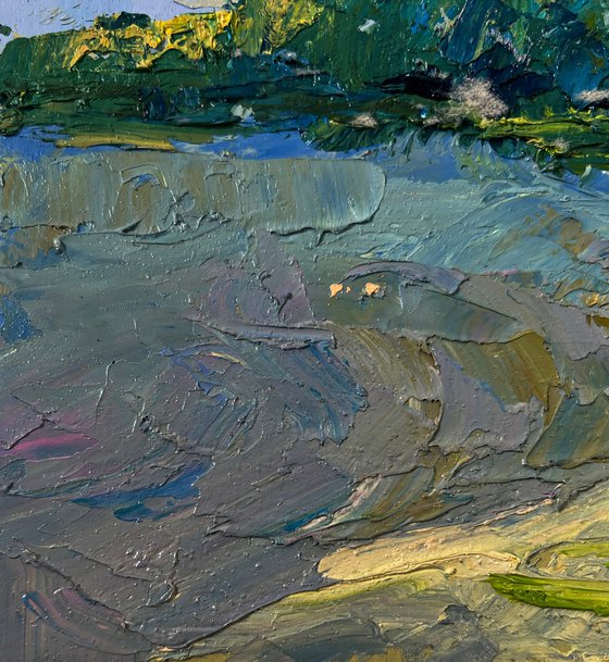 People are Relaxing on the River