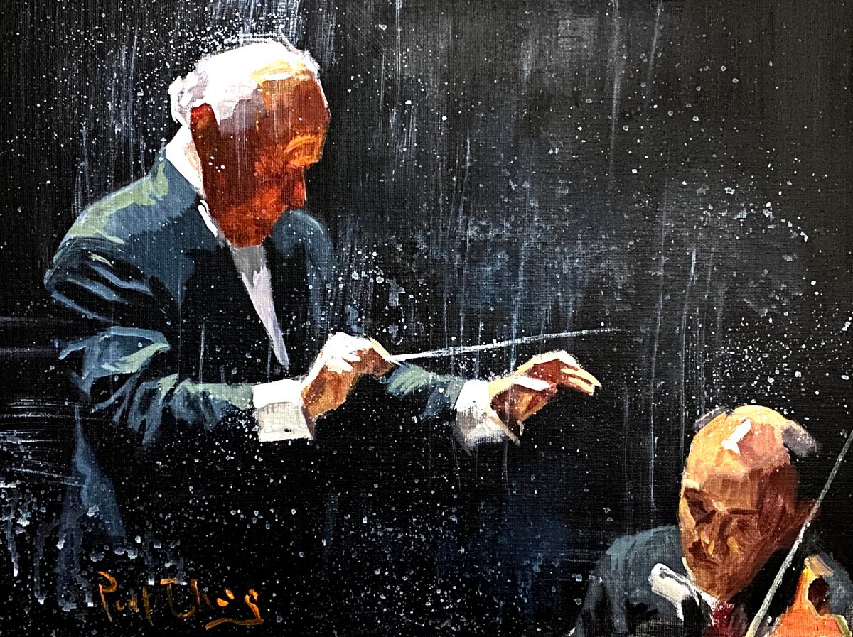  Soul Of The Conductor By Paul Cheng, 16 X 12, Artwork For Sale On Artfinder