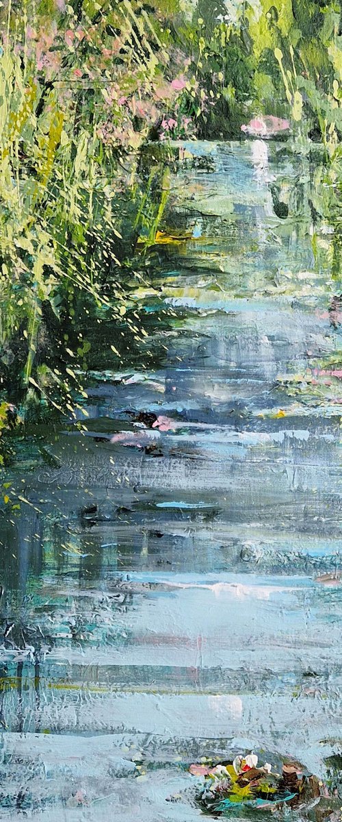 Summer pond II by Irina Laube
