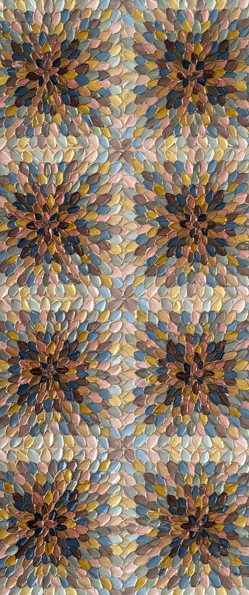Beige kaleidoscope by Guzaliya Xavier