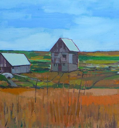 Three Barns by Julie Goulding