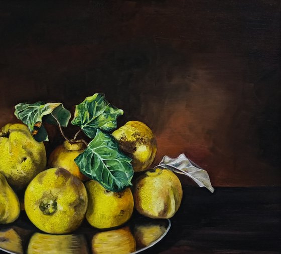 Still life with quinces