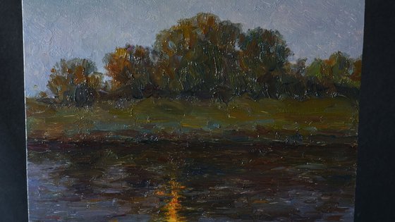 Twilight Over The Sosna River