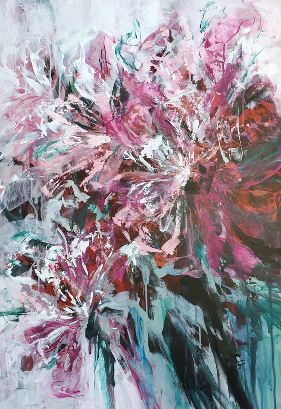 "Spring blossom" . Diptych