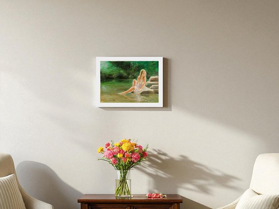 Girl on the river