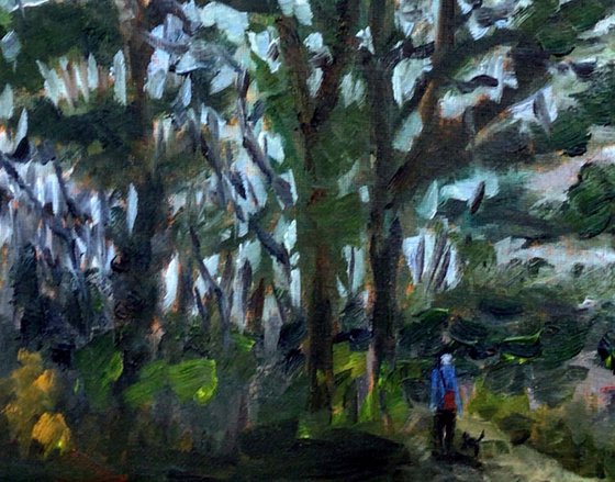 Coastal Trees - An original oil painting!