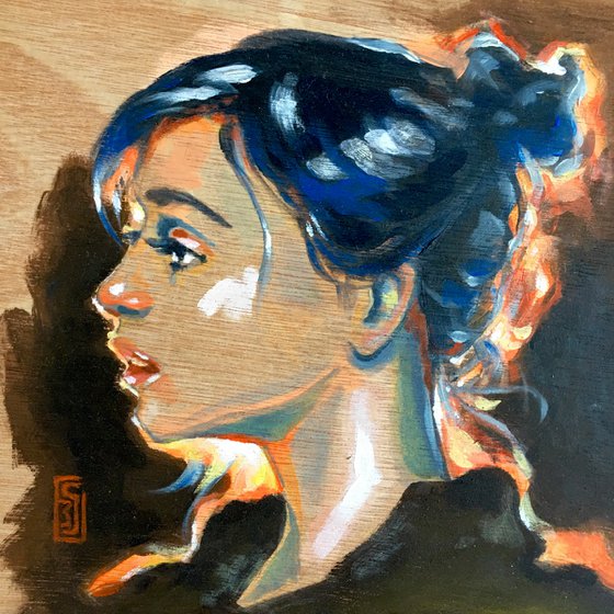 Backlit Study